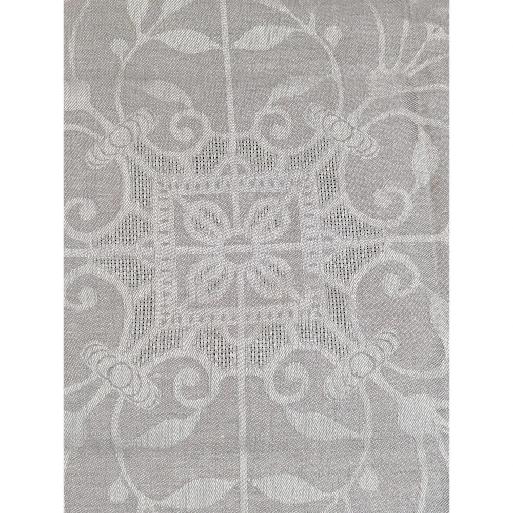 Le Jacquard Francais Venezia 4 Placemats Ash Beige Linen Made in France 21x15